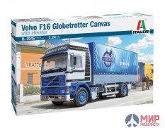 3945 Italeri 1/24 VOLVO F16 Globetrotter Canvas Truck with elevator