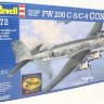 04387 Revell 1/72 Бомбардировщик Focke Wulf FW 200 C-8 Condor & Hs 293