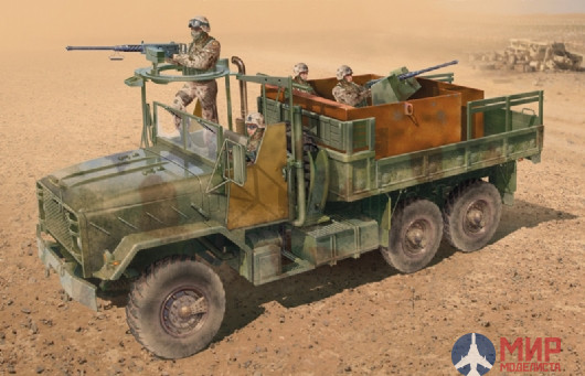 6503 Italeri 1/35 Американский армейский грузовик U.S. Armoured Gun Truck