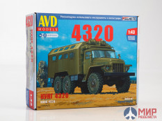 1395AVD AVD Models 1/43 Сборная модель УРАЛ-4320 кунг