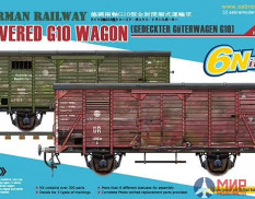 35A01 Sabre 1/35 German Railway COVERED G10 WAGON (6N in 1)