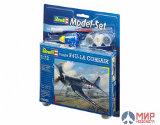 63983 REVELL ПОДАРОЧНЫЙ НАБОР С МОДЕЛЬЮ ИСТРЕБИТЕЛЯ VOUGHT F4U-1D CORSAIR (1:72)