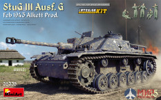 35335 Miniart 1/35 САУ  StuG III Ausf. G Февраль 1943 г. Производство Alkett. С интерьером