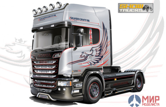 3906 Italeri автомобиль  SCANIA R730 V8 STREAMLINE  (1:24)