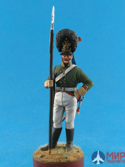 CHM-54036 Chronos Miniatures 54mm Унтер-офицер гвардейских пехотных полков, Россия 1802-05 гг.
