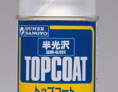 B-502 Gunze Sangyo (Mr. Topcoat) Краска художественная Topcoat Semi-gloss Spray  86мл