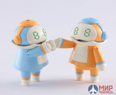 64516 Hasegawa Миниатюрные роботы Tiny MechatroMATE No.01, набор из 2-х пластиковых моделей