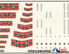 350-004 Бегемот 1/350 Декаль ВМФ Германии