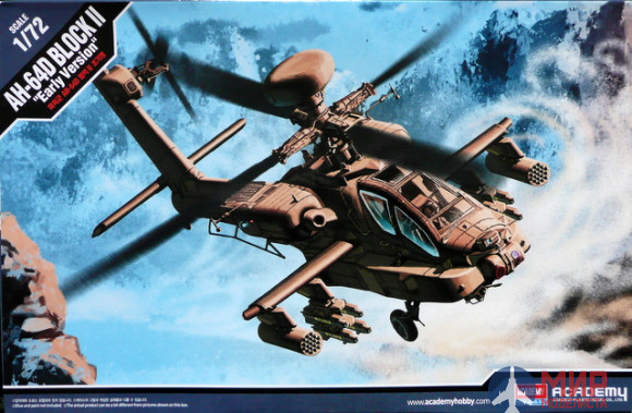 12514 Academy 1/72 Вертолет AH-64D "Апач"