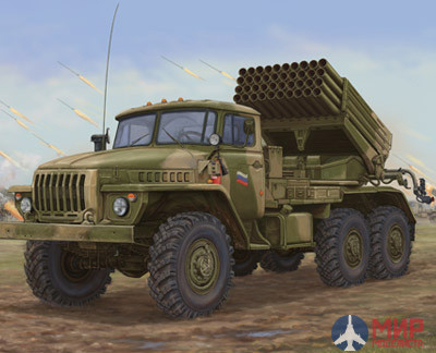 01014 Trumpeter 1/35 Реактивная установка БМ-21 "Град" Russian BM-21 Grad Late Version