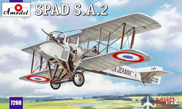 AMO7260 Amodel 1/72 Французский истребитель SPAD S.A 2