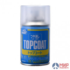 B-503 Gunze Sangyo (Mr. Topcoat) Краска художественная Topcoat Flat Spray  86мл