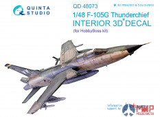 QD48073 Quinta Studio 3D Декаль интерьера кабины F-105G