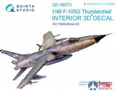 QD48073 Quinta Studio 3D Декаль интерьера кабины F-105G