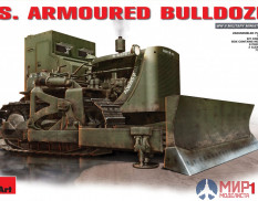 35188 MiniArt трактор  U.S. ARMOURED BULLDOZER  (1:35)