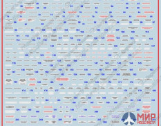 32-001 Бегемот 1/32 Декаль Микоян MiG-21 технические надписи