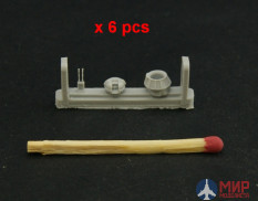 NSA350158 North Star Models 1/350 6 pcs Soviet Russian Navy AK 230 twin 30mm air defense gun