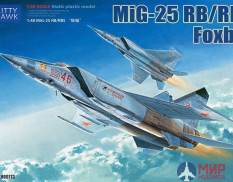 KH80113 Kitty Hawk Самолет M!G-25 RB/RBS Foxbat 1/48