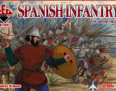 RB72097 Red Box 1/72 Spanish Infantry. Set 2. 16 century