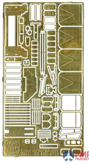 NS-43K-0033 North Star Models 1/43 Full detail set (Exterior) for ZiL-130 SSM model kit