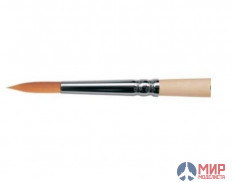 ЖС1-00,80Б Roubloff Кисть серии 1210 № 0 рыжая мягкая синтетика круглая