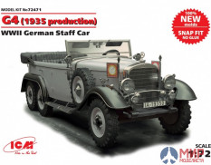 72471 ICM 1/72 Германский автомобиль G4 (производства 1935г), (сборка без клея)