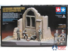 89742 Tamiya 1/35 Диорама Немецкие солдаты на отдыхе (4 фигуры) German Infantry