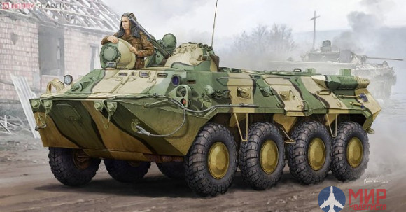 01594 Trumpeter 1/35 Российский БТР-80 АПС Russian BTR-80 APC