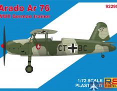 92295 RS Models 1/72 Arado 76 A/B Schulen