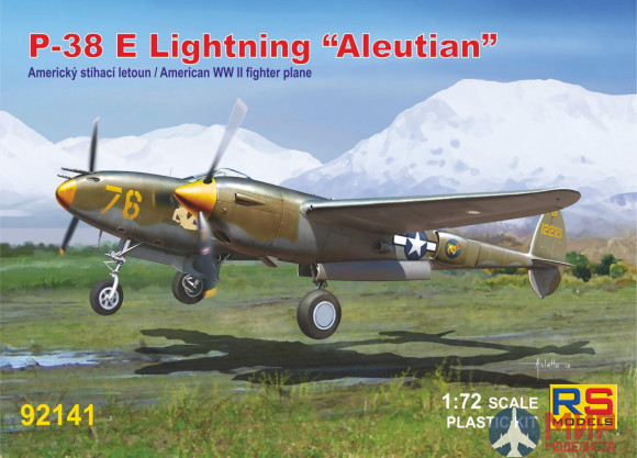 92141 RS Models 1/72 P-38 E Lightning