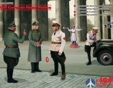 35633 ICM 1/35 Германская дорожная полиция и капеланы 2МВ