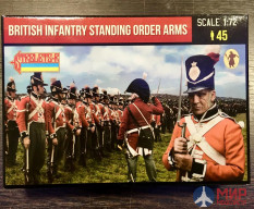 72201ST Strelets British Infantry Standing Order Arms 1/72