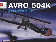 AMO7268 Amodel 1/72 AVRO-504K Zeppelin Killer самолет