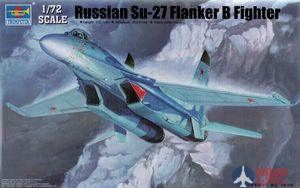 01660 Trumpeter 1/72 Самолет Russian Sukhoi Su-27 Flanker B