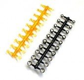 ELF3506 ELF 1/35 Катафоты оранжевые (20 шт.) с запрессованными отражателями+20 оранжевых линз