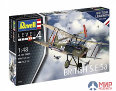 03907 REVELL БРИТАНСКИЙ БОЕВОЙ БИПЛАН BRITISH S.E. 5A (1:48)