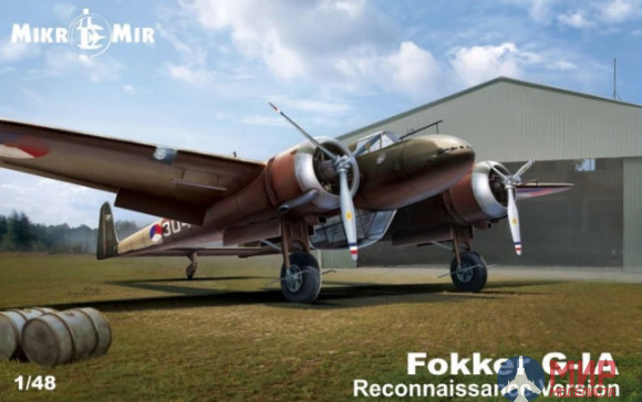 МКМ-48-018 MikroMir Самолет Fokker G-1 разведывательный