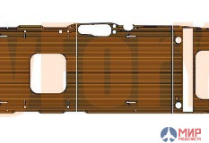 72125 Набор для детализации WOODEN DECK FOR AIRCRAFT CARRIER AKAGI (HASEGAWA) 1/350