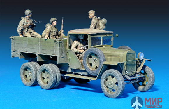 35173 MiniArt автомобиль  AAA Mod. 1941 SOVIET CARGO TRUCK  (1:35)