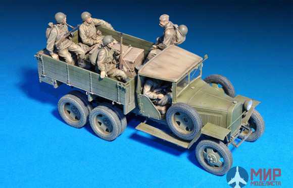 35173 MiniArt автомобиль  AAA Mod. 1941 SOVIET CARGO TRUCK  (1:35)