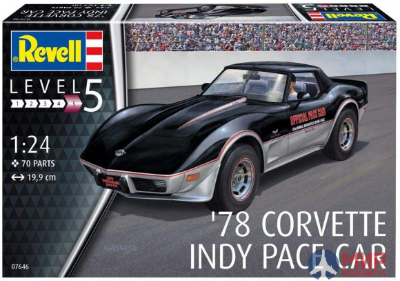 07646 Revell 1/24 Спортивный автомобиль '78 Corvette (C3) Indy Pace Car