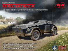 35110 ICM 1/35 Sd.Kfz. 247 Ausf.B, Германский бронеавтомобиль управления