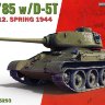 35293 MiniArt T-34/85 w/D-5T Plant 112. Spring 1944