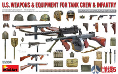 35334 MiniArt Американское стрелковое оружие и снаряжение