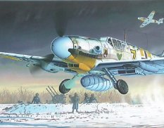 FL18 Fine Molds 1/72 Самолет Messerschmitt Bf 109 G-2/R6  "JG54 Grunherz"