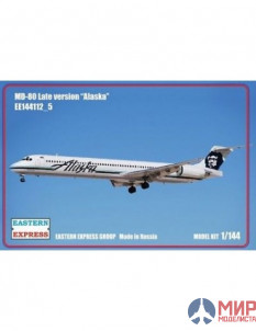 ее144112_5 Авиалайнер MD-80 поздний Alaska (Limited Edision) Восточный экспресс, 1/144