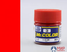 C  3 Gunze Sangyo (Mr. Color) Краска уретановый акрил Mr. Color 10мл  RED