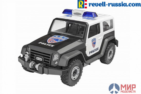 00807 Revell автомобиль  Off-Road Vehicle Police Junior Kit