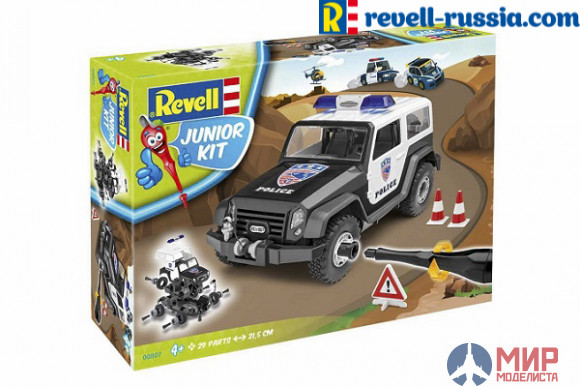 00807 Revell автомобиль  Off-Road Vehicle Police Junior Kit