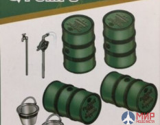 E35004 Hero Hobby Kits WWII Немецкие бочки и вёдра 1/35